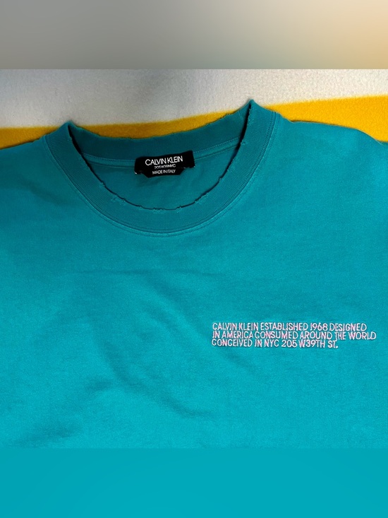 Raf Simons Other - Calvin Klein 205w39nyc Raf Simons Distressed Oversized T-shirt